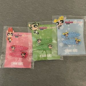 PowerPuff Girls Hair Clips
